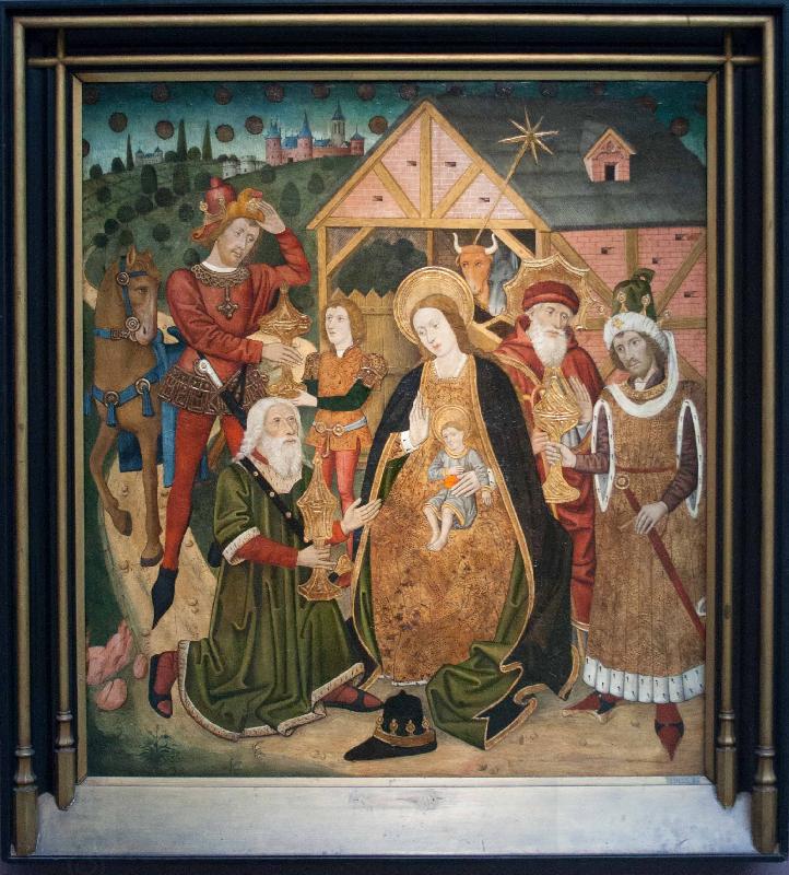 MASTER of the Polling Panels The Adoration of the Magi oil painting picture